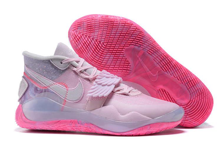 Nike KD 12 Angle Grey Pink Shoes